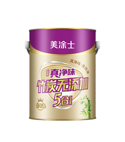 真净味金装竹炭无添加5合1墙面漆
